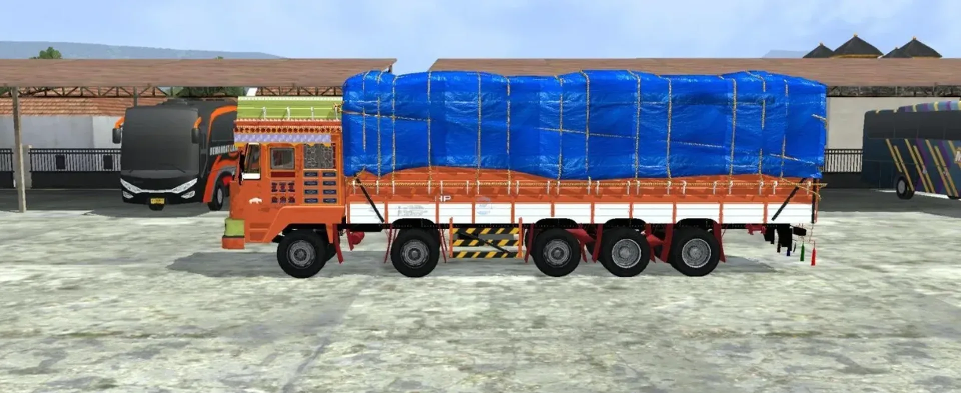 Belagum Ashok Leyland Truck Mod Bussid/Bussin By Simulation World screenshot 3
