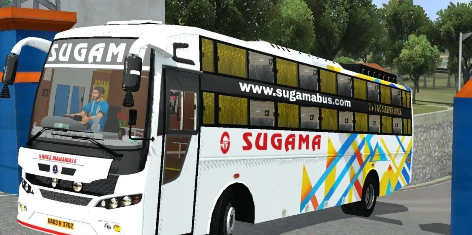 Damodar BS6 AC Sleeper Bus Mod for the First time in Bussid/Bussin