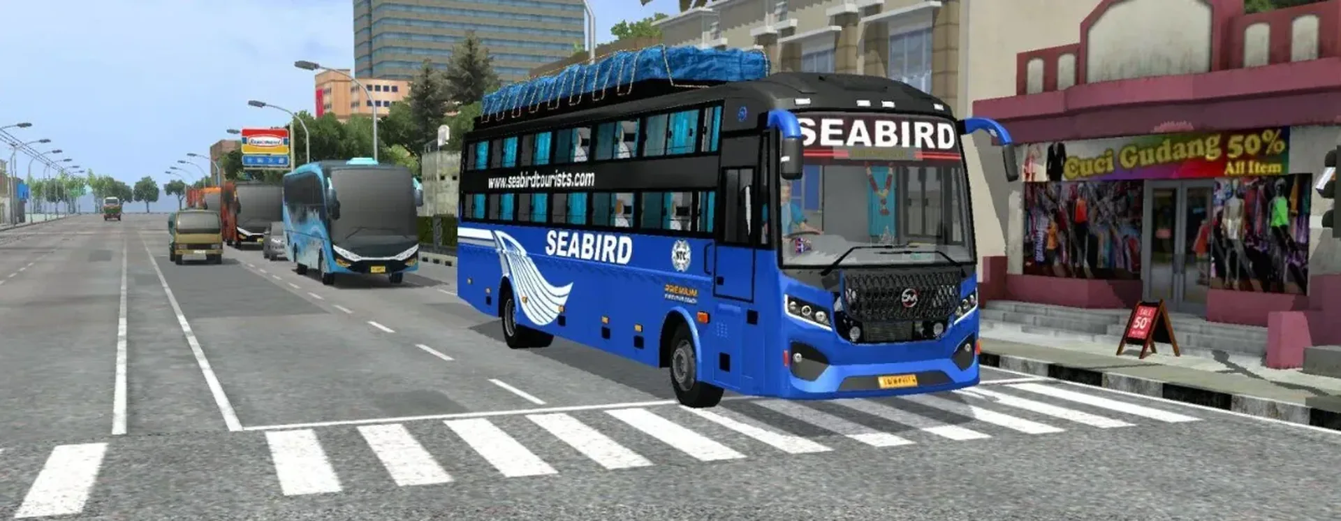 Damodar SHD NonAc 3 in 1 Bus Pack Bussid/Bussin By Simulation World screenshot 2