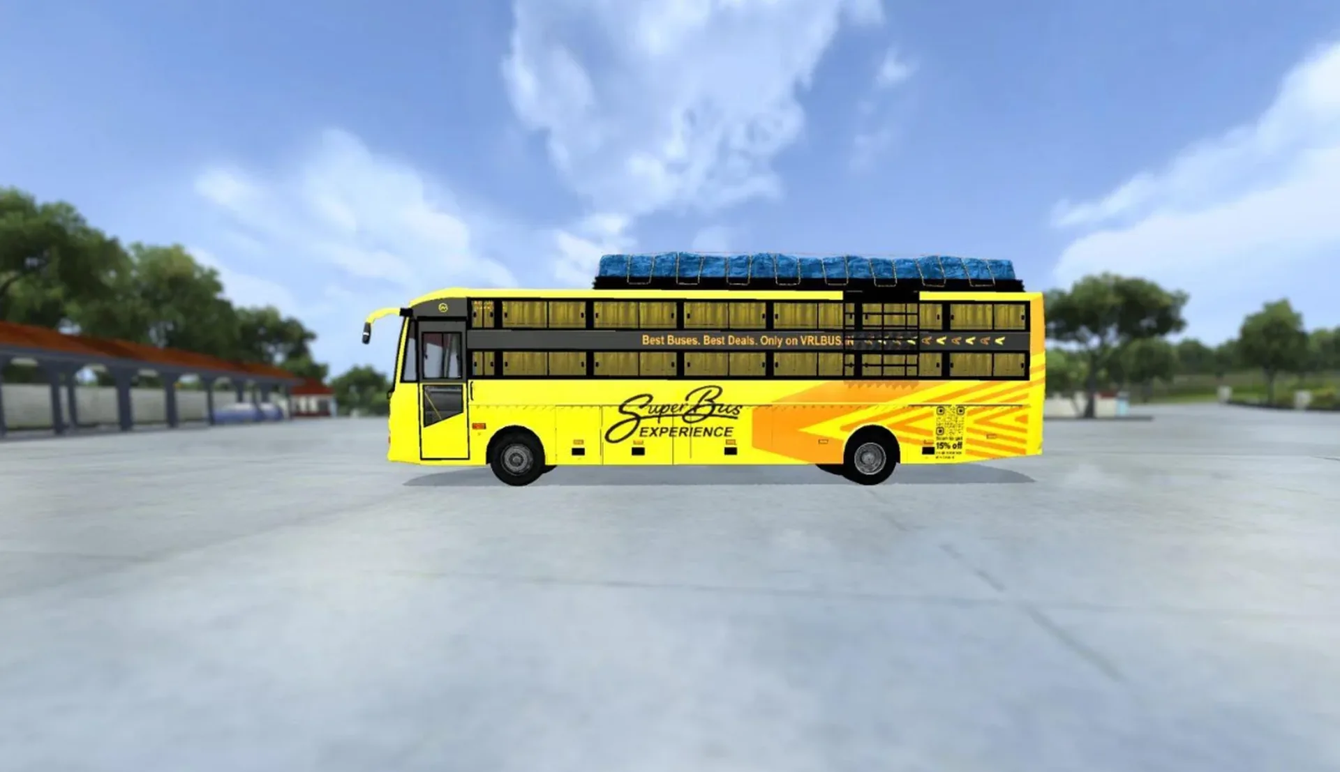 Damodar SHD NonAc 3 in 1 Bus Pack Bussid/Bussin By Simulation World screenshot 1