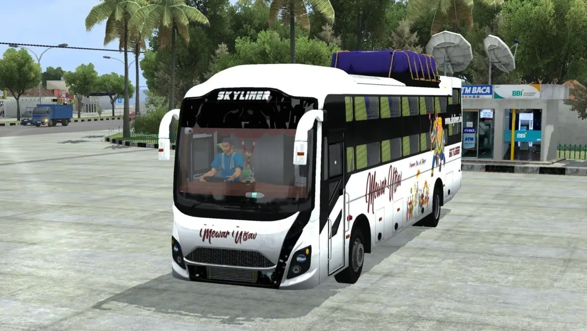Damodar Spider X Jaswant AC Coach Pack Bussid/Bussin By Simulation World screenshot 1