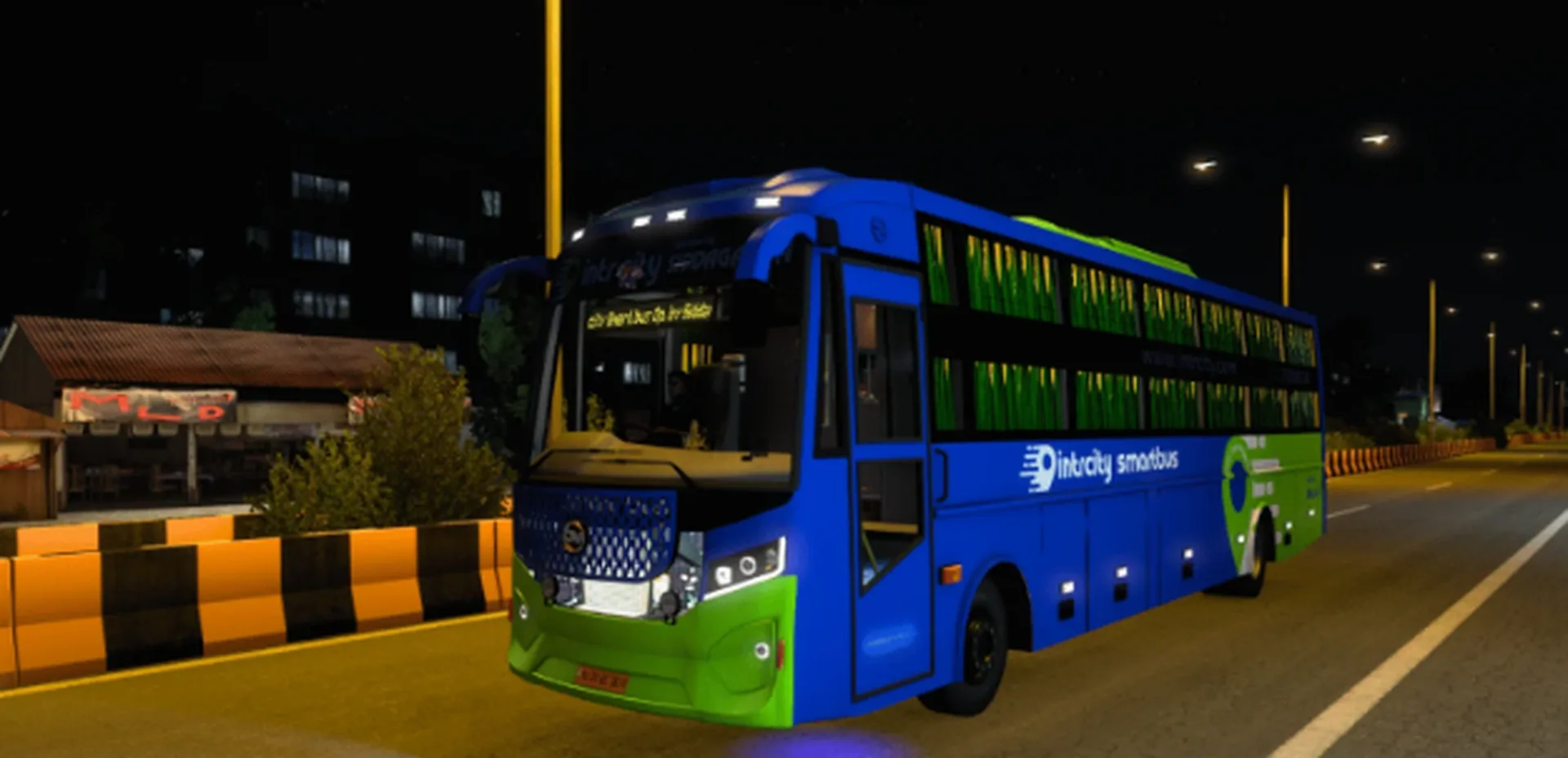 Damodar Super High-Deck Bs6 Sleeper Bus Pack Ets2 By Simulation World screenshot 4