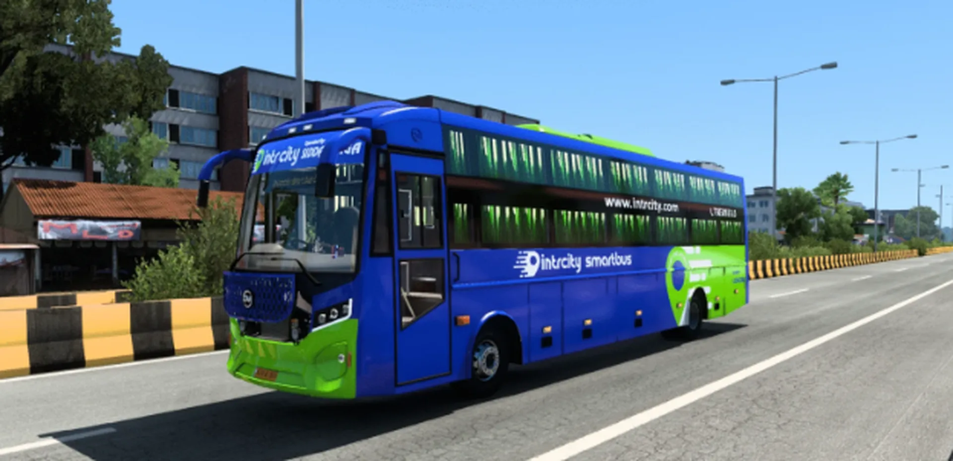 Damodar Super High-Deck Bs6 Sleeper Bus Pack Ets2 By Simulation World screenshot 1
