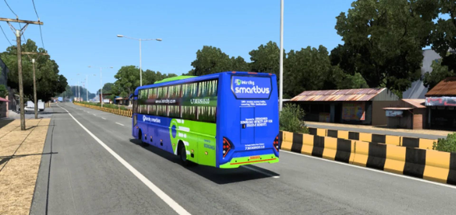 Damodar Super High-Deck Bs6 Sleeper Bus Pack Ets2 By Simulation World screenshot 3