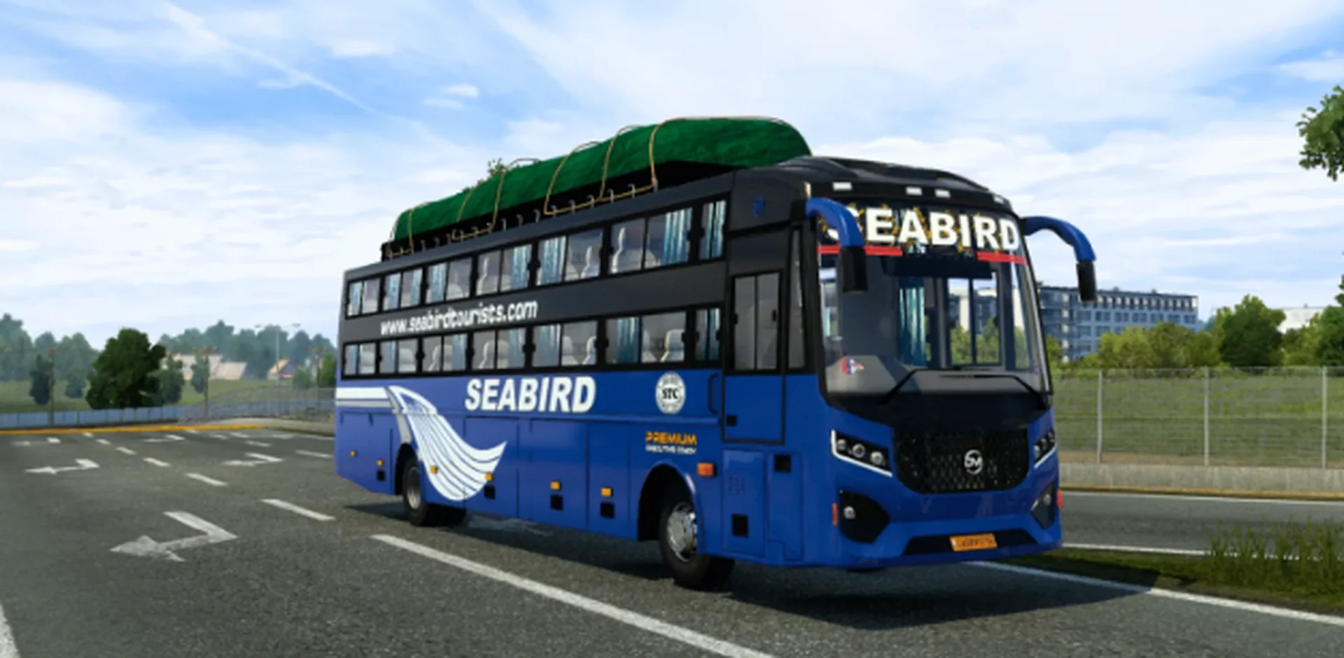 Damodar Super High-Deck Bs6 Sleeper Bus Pack Ets2 By Simulation World screenshot 2