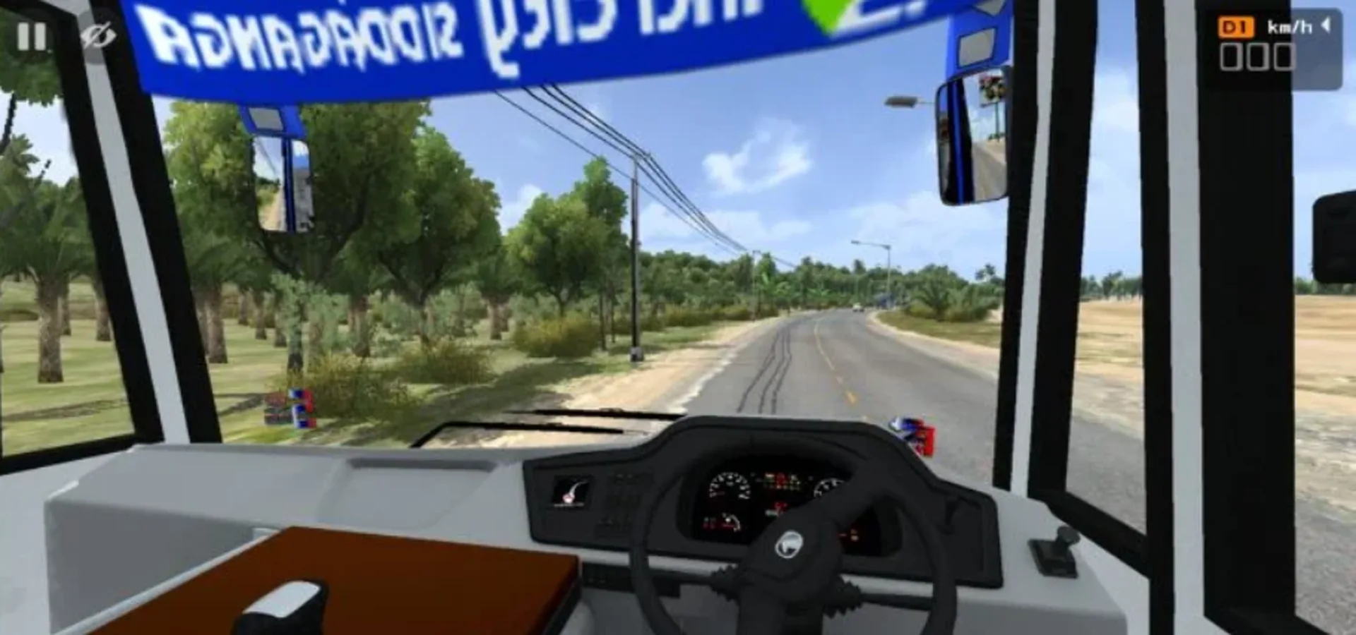 Damodar Super High-deck Bs6 Sleeper Coach Mod Bussid/Bussin By Simulation World screenshot 1