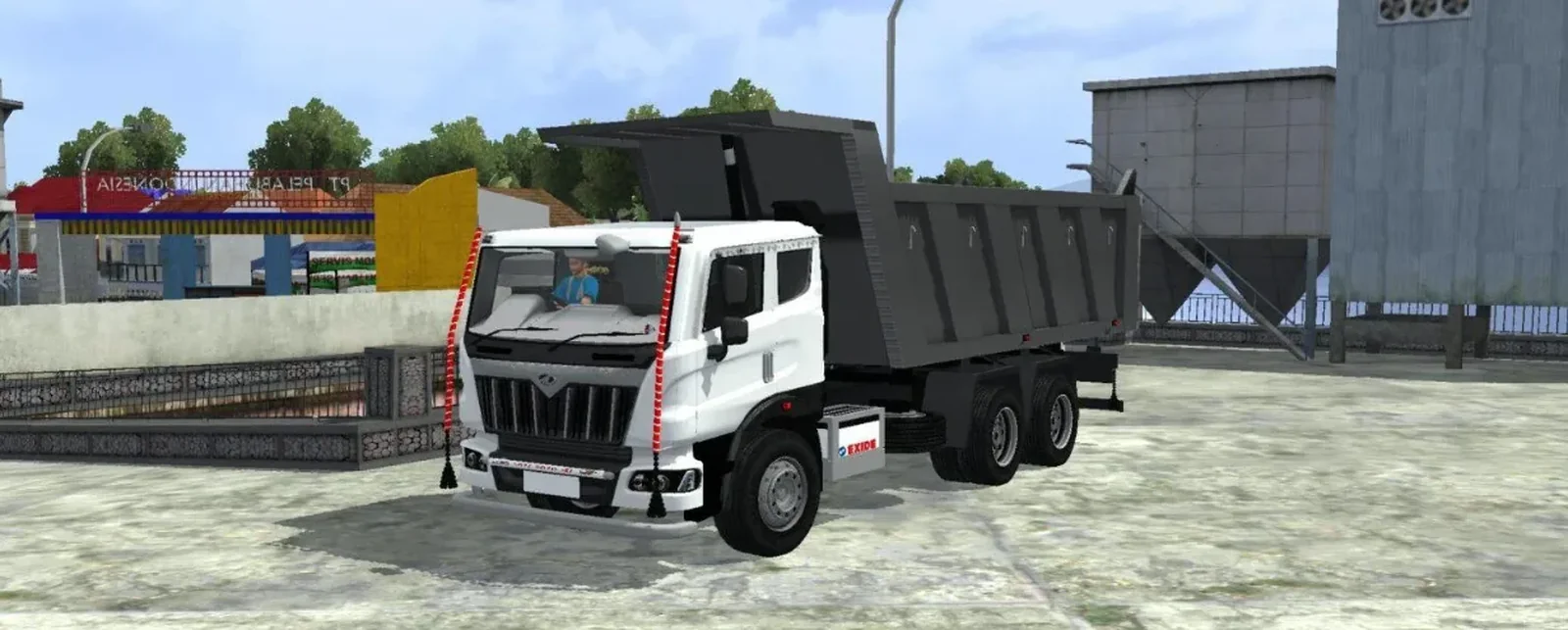 Livery And Template Mahindra Blazo Tipper Mod Bussid/Bussin By Simulation World