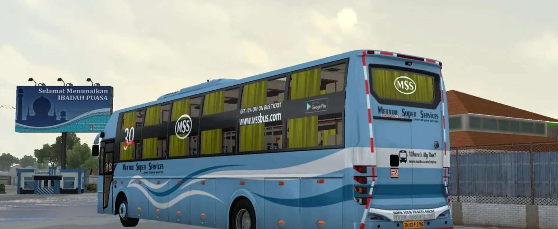 Livery Prakash Capella Bs6 Premium Bus Mod Bussid/Bussin screenshot 2