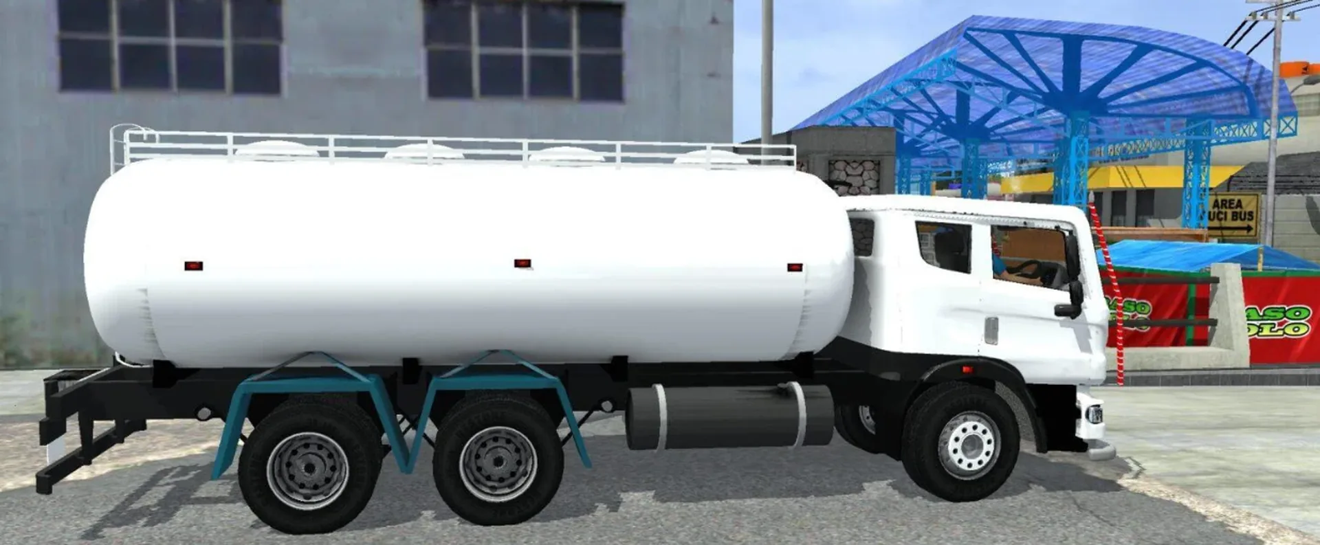 Mahindra Blazo Tanker Truck Mod Bussid/Bussin By Simulation World screenshot 3