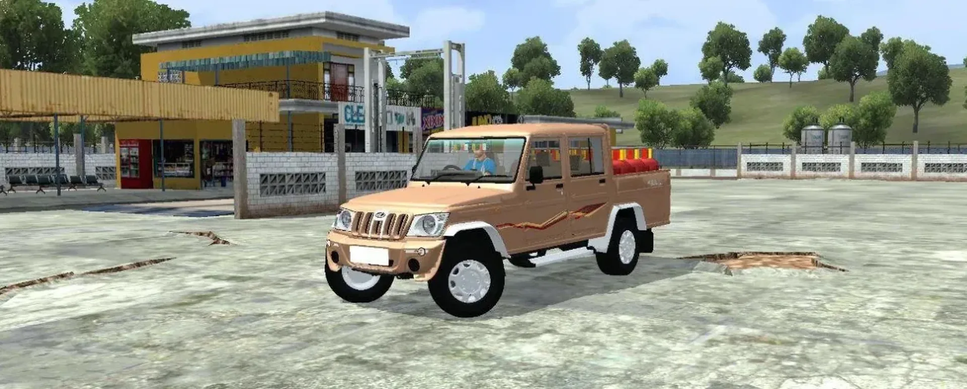 Mahindra Bolero Camper 2017 Bussid/Bussin Mod By Simulation World screenshot 1