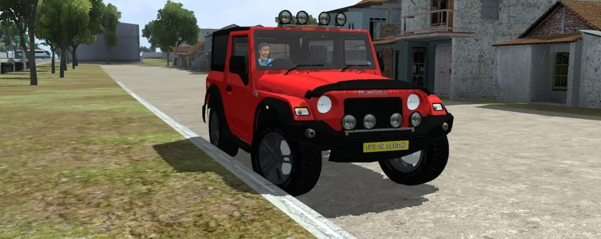 Mahindra Thar Junglee Edition Mod Bussid/Bussin By Simulation World screenshot 1