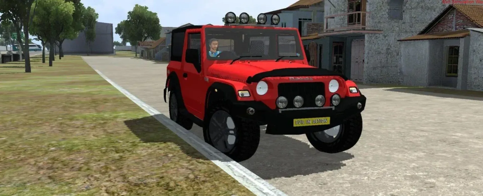 Mahindra Thar Junglee Edition Mod Bussid/Bussin By Simulation World screenshot 2