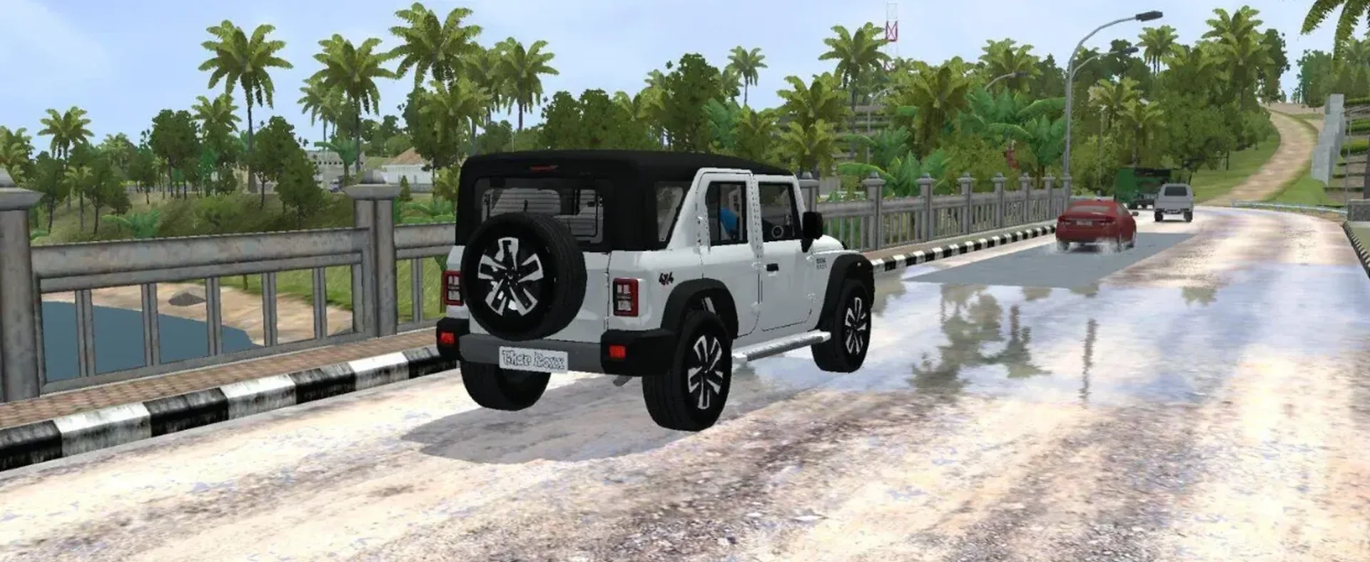 Mahindra Thar Roxx Premium Mod Bussid/Bussin By Simulation World screenshot 2