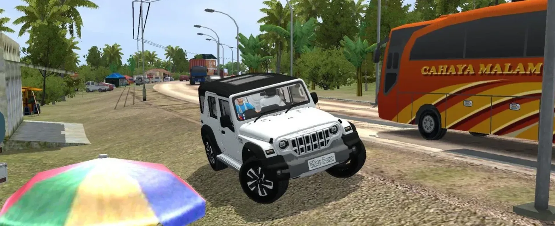 Mahindra Thar Roxx Premium Mod Bussid/Bussin By Simulation World screenshot 1