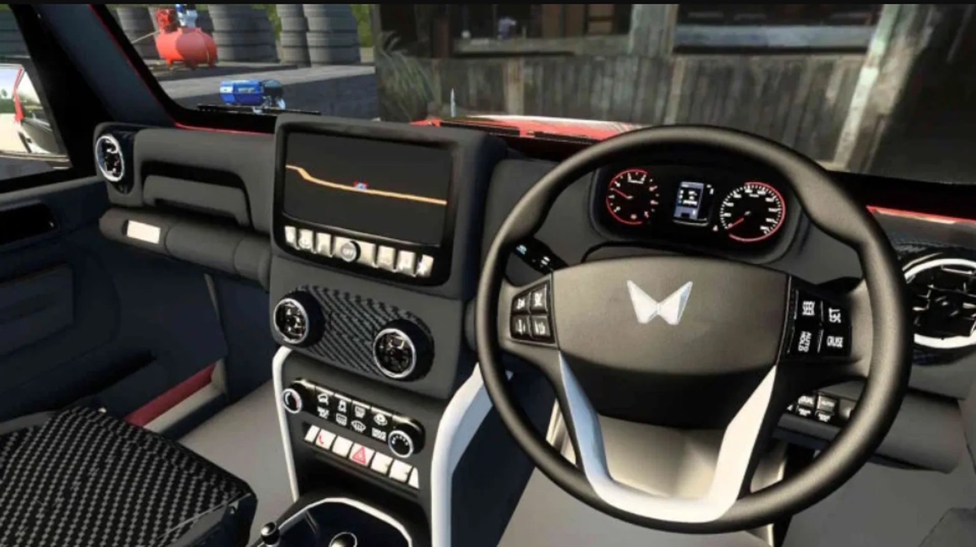 Mahindra Thar SUV Car Mod Ets2 By Simulation World screenshot 4