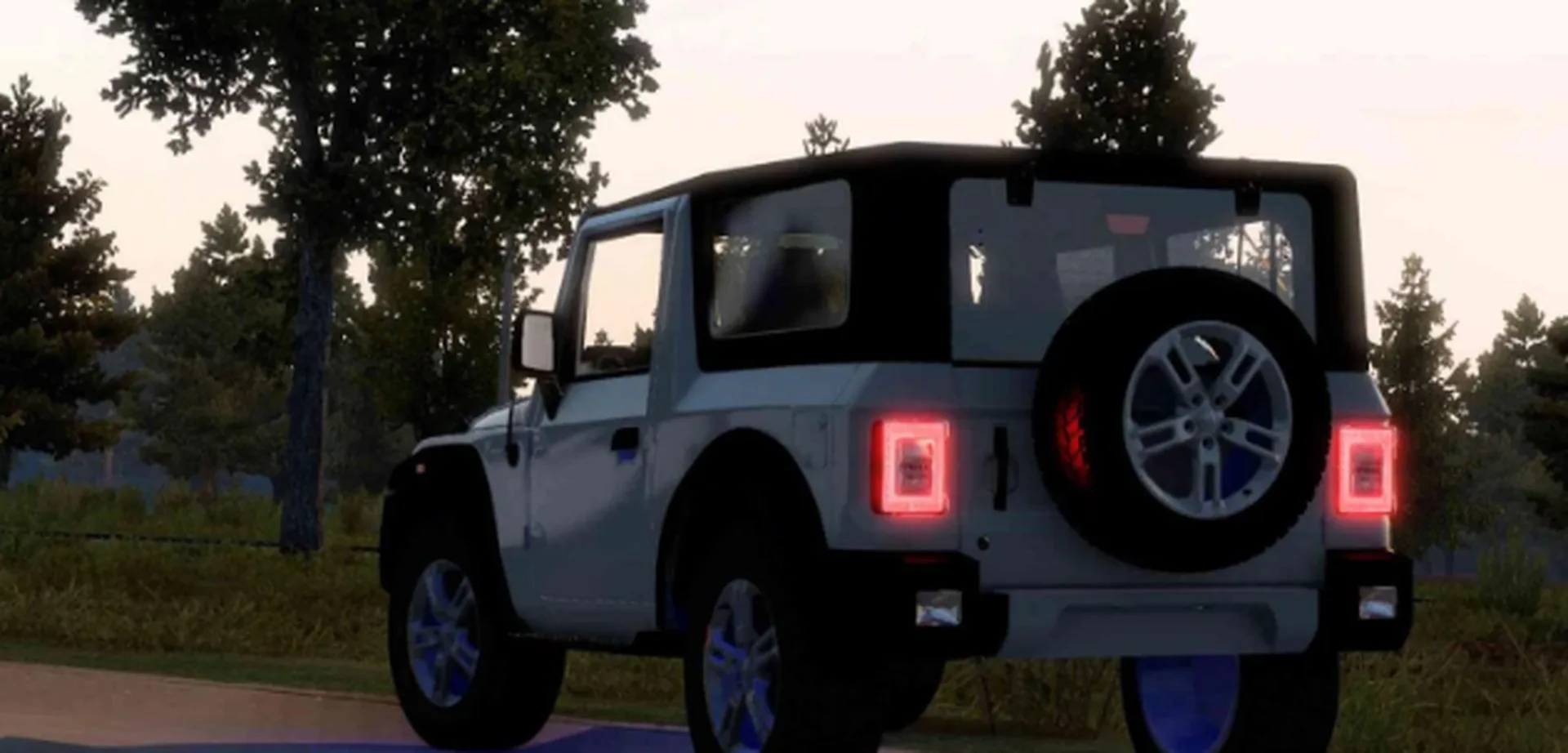 Mahindra Thar SUV Car Mod Ets2 By Simulation World screenshot 1