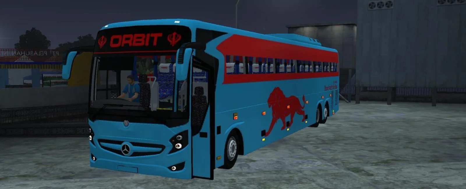 Mercedes SHD 15Mt Close Curtain Bus Mod Bussid/Bussin By Simulation World
