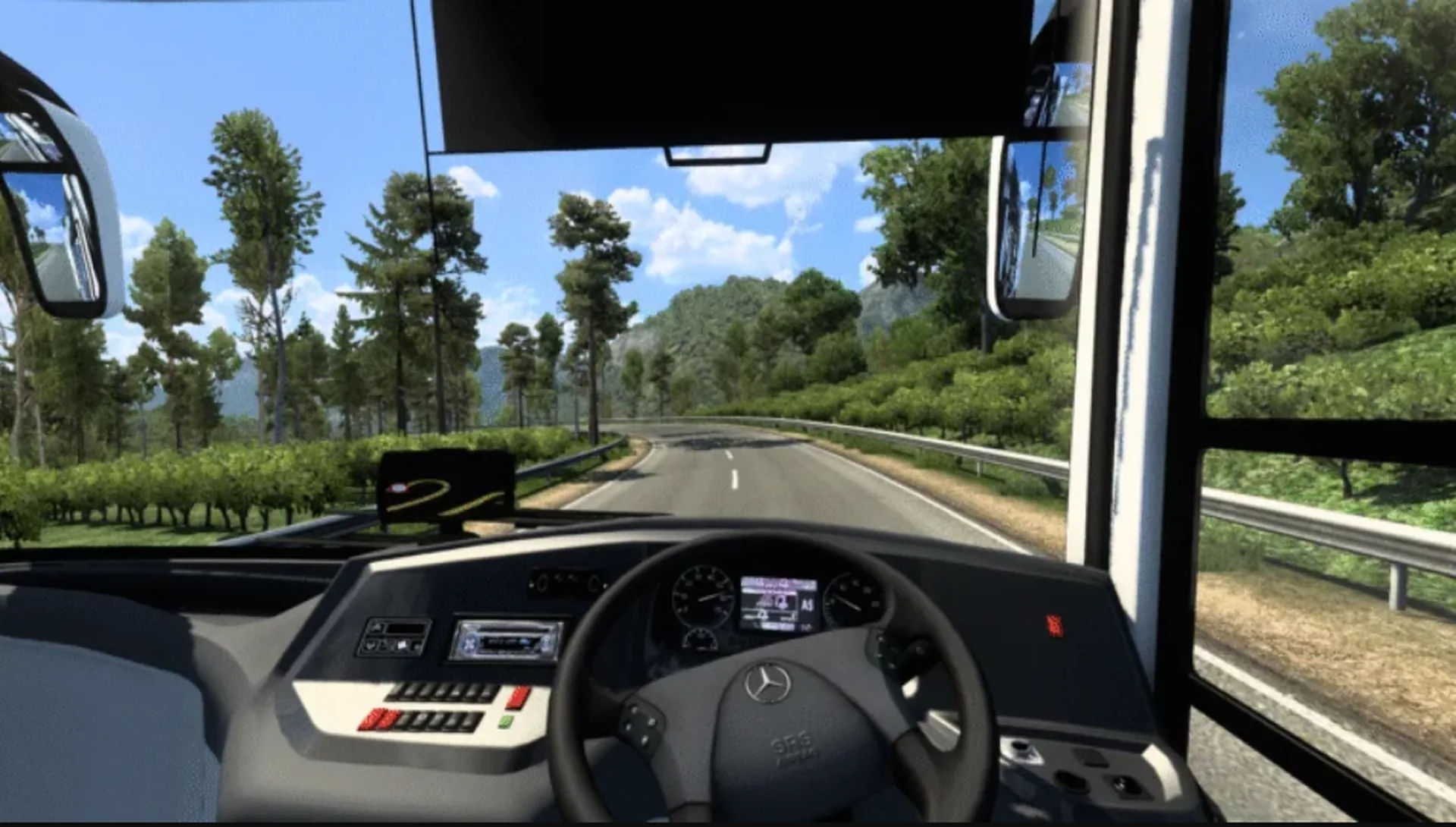 Mercedes SHD Premium Bus Mod Ets2 By Simulation World screenshot 4