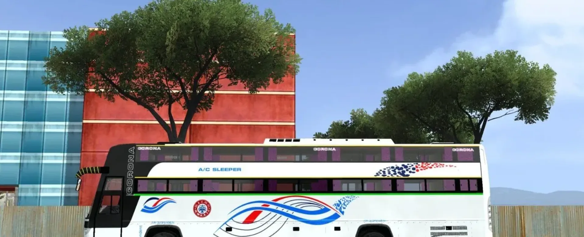 NWKRTC Corona BS-3 AC Sleeper Bus Mod Bussid/Bussin screenshot 1