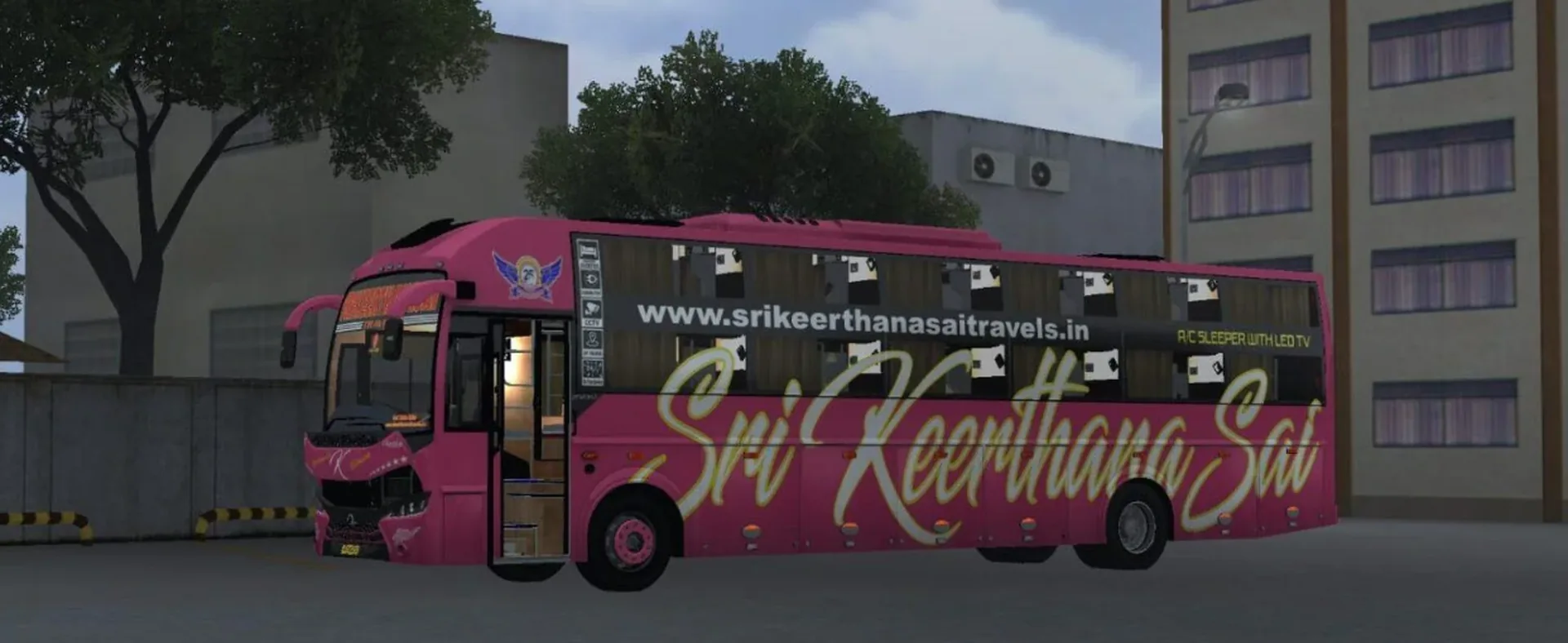 Prakash Capella Bs6 Sleeper Bus Mod Bussid/Bussin By Simulation World screenshot 1