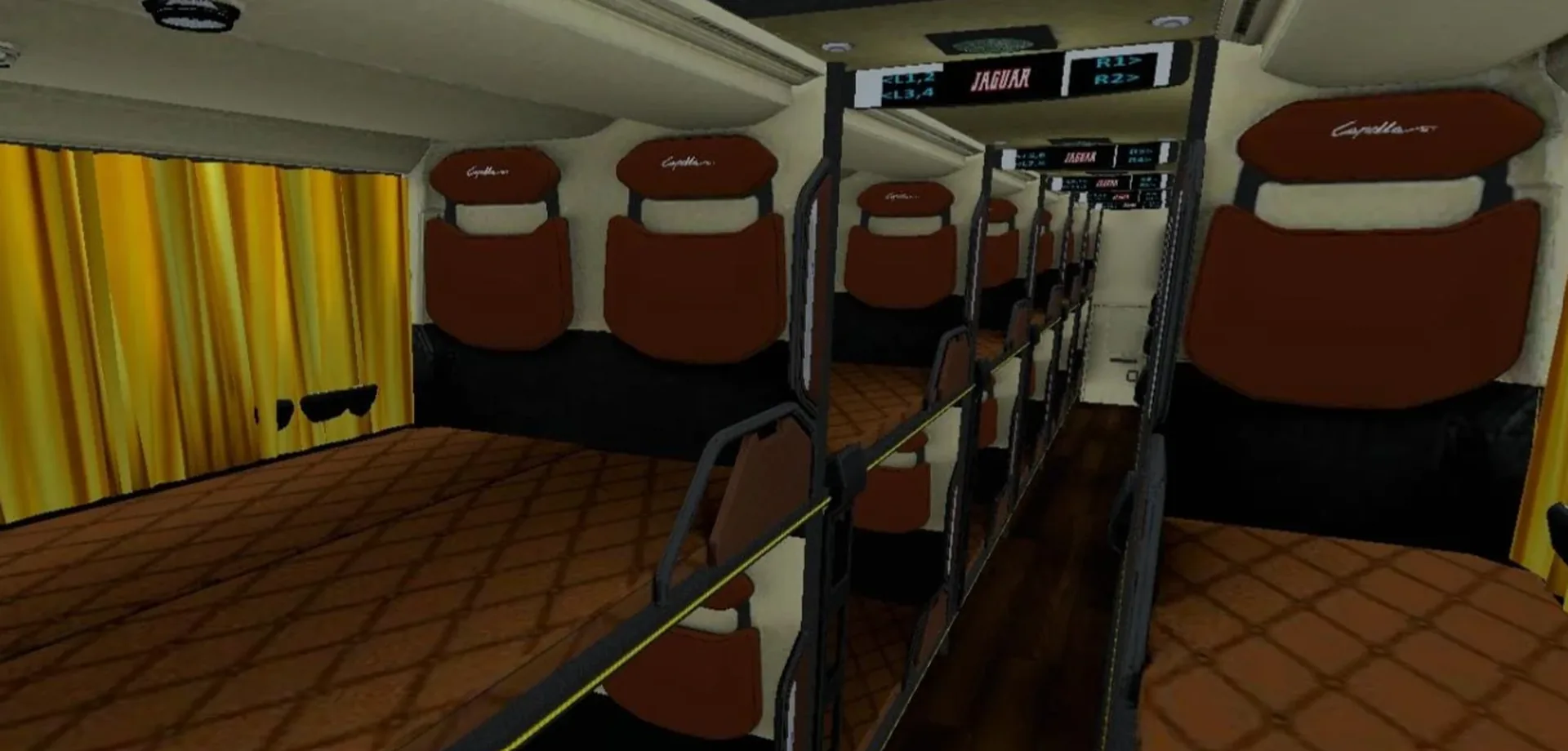 Prakash Capella Gt Sleeper Coach Bussin/Bussid Mod By Simulation World screenshot 2