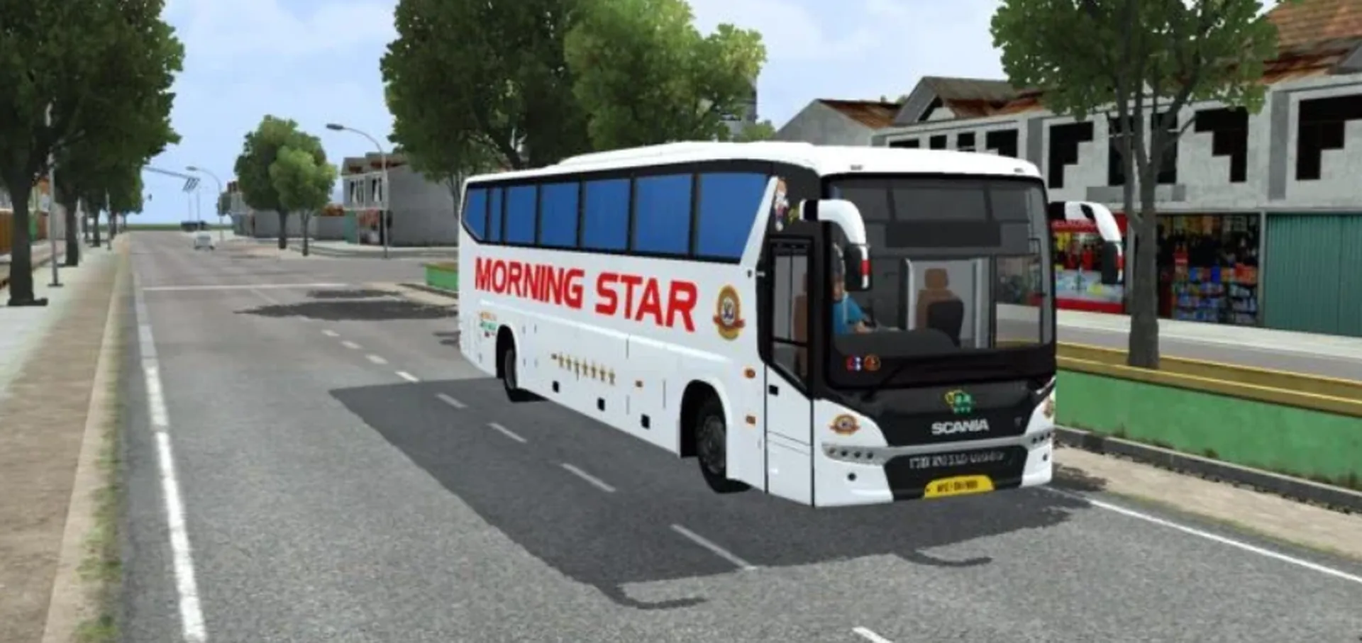 Scania Metrolink Bi-axle Seater Bus Mod Bussid/Bussin By Simulation World screenshot 4
