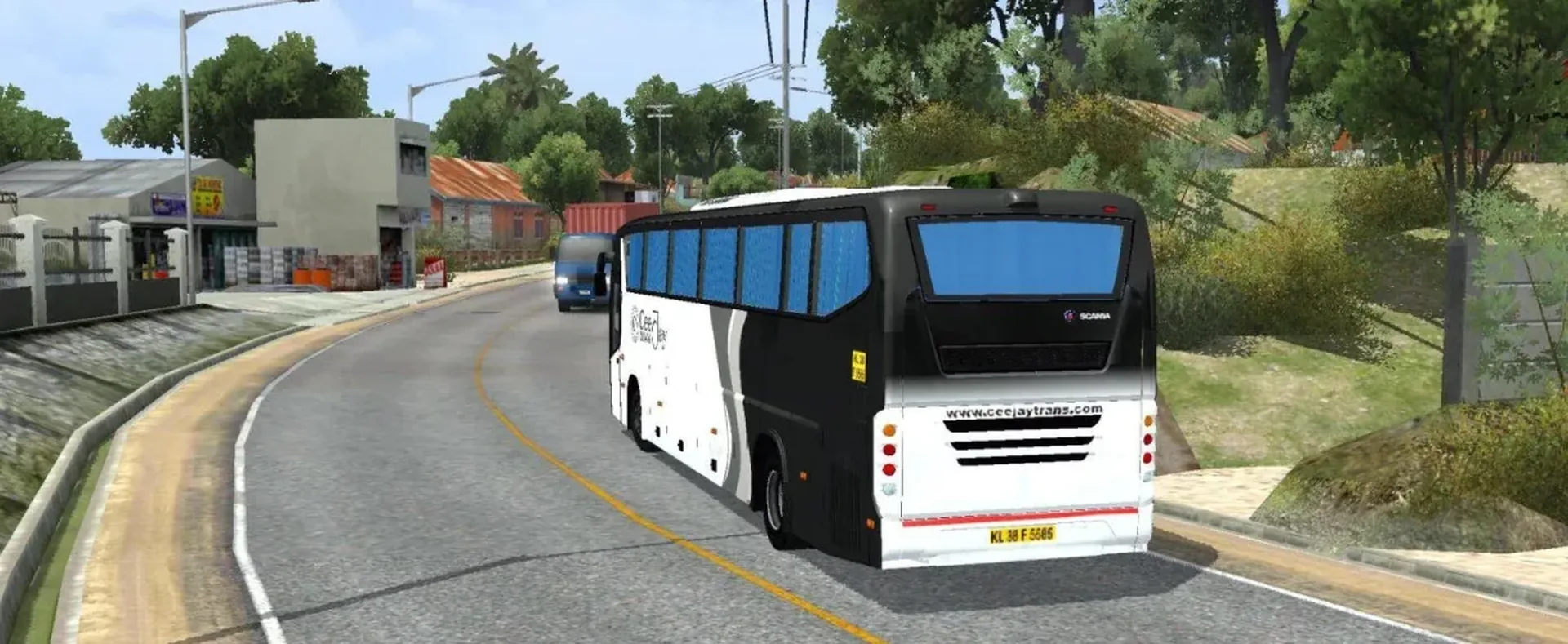 Scania Metrolink Bi-axle Seater Bus Mod Bussid/Bussin By Simulation World screenshot 2