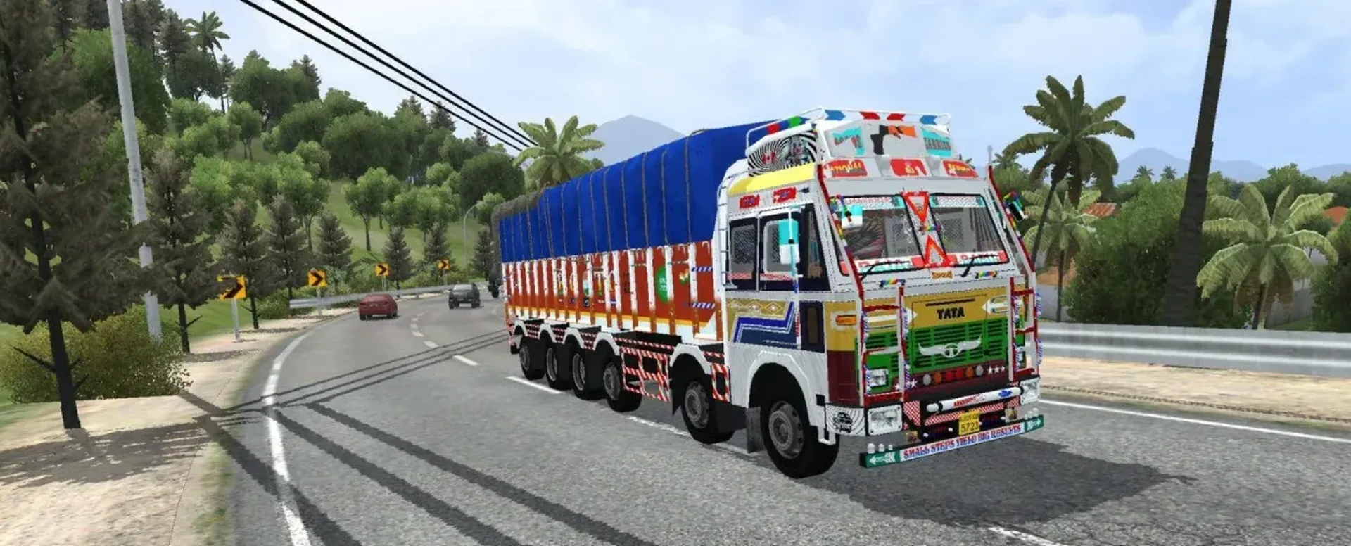 Tata 16 Wheeler BS4 Truck Mod Bussid/Bussin By Simulation World screenshot 1