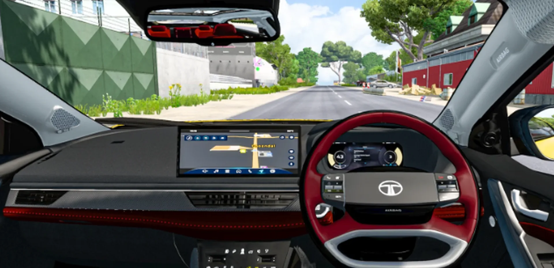 Tata Curvv Coupe Car Mod Ets2 By Simulation World screenshot 1