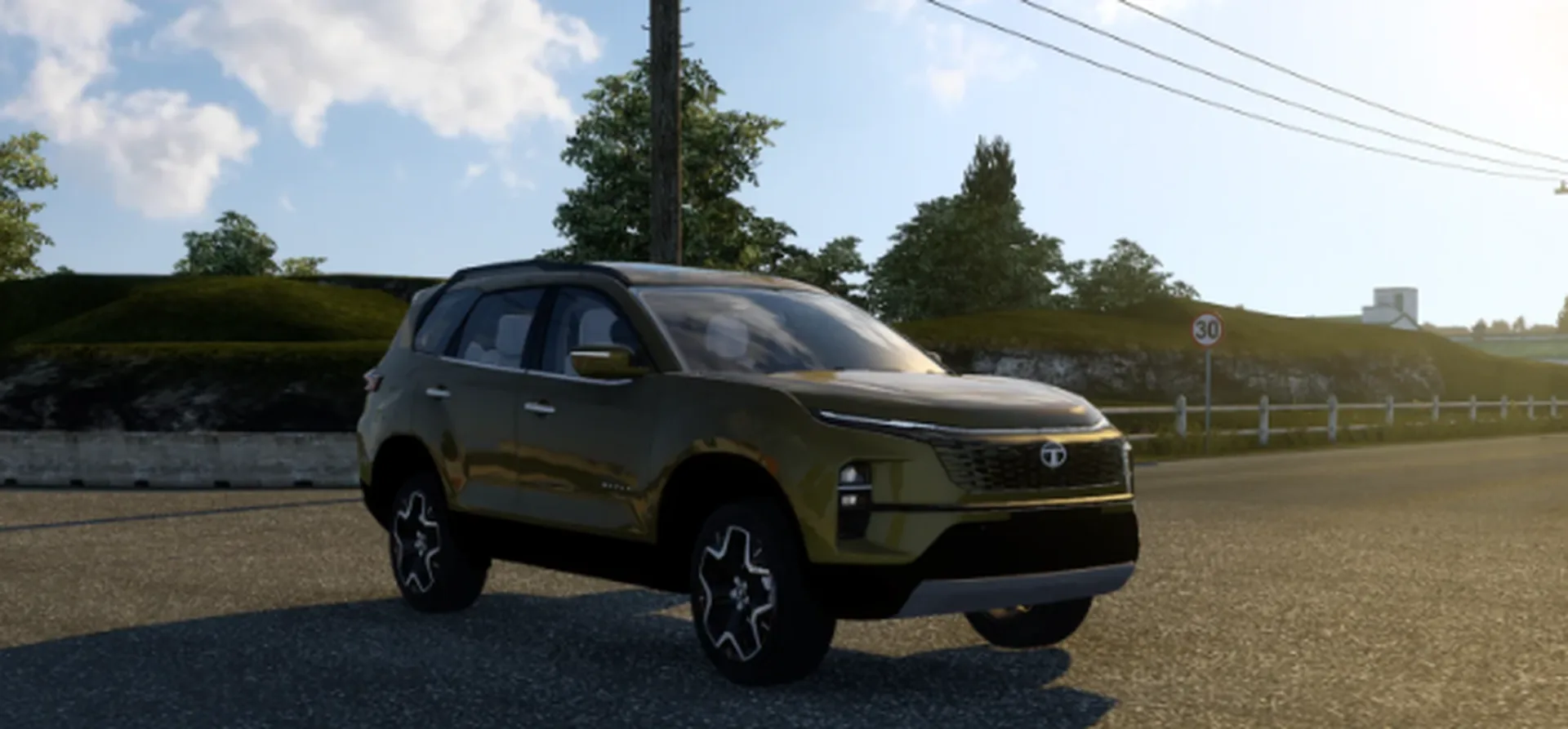 Tata Safari 2024 SUV Car Mod Ets2 By Simulation World screenshot 1