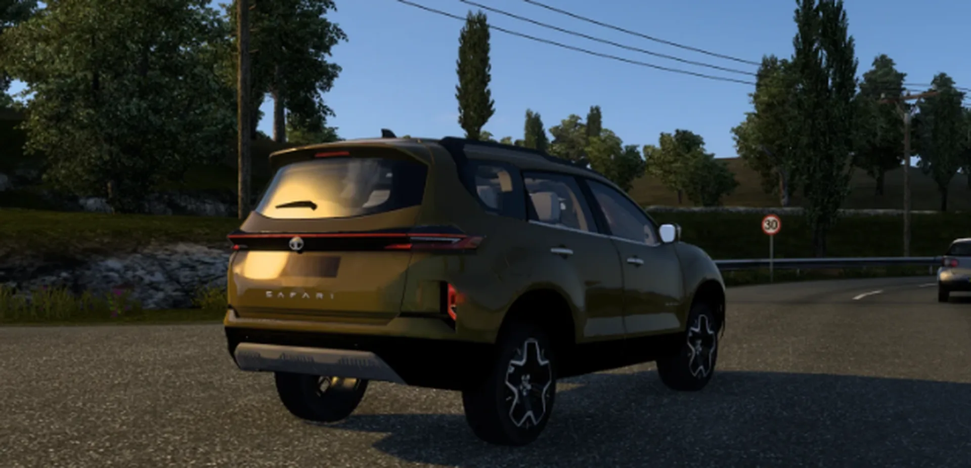 Tata Safari 2024 SUV Car Mod Ets2 By Simulation World screenshot 3