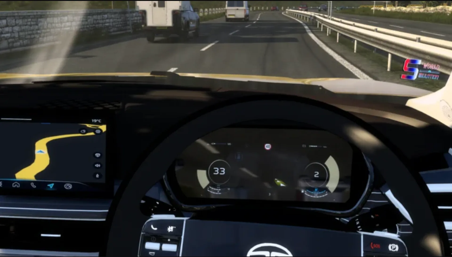 Tata Safari 2024 SUV Car Mod Ets2 By Simulation World screenshot 4