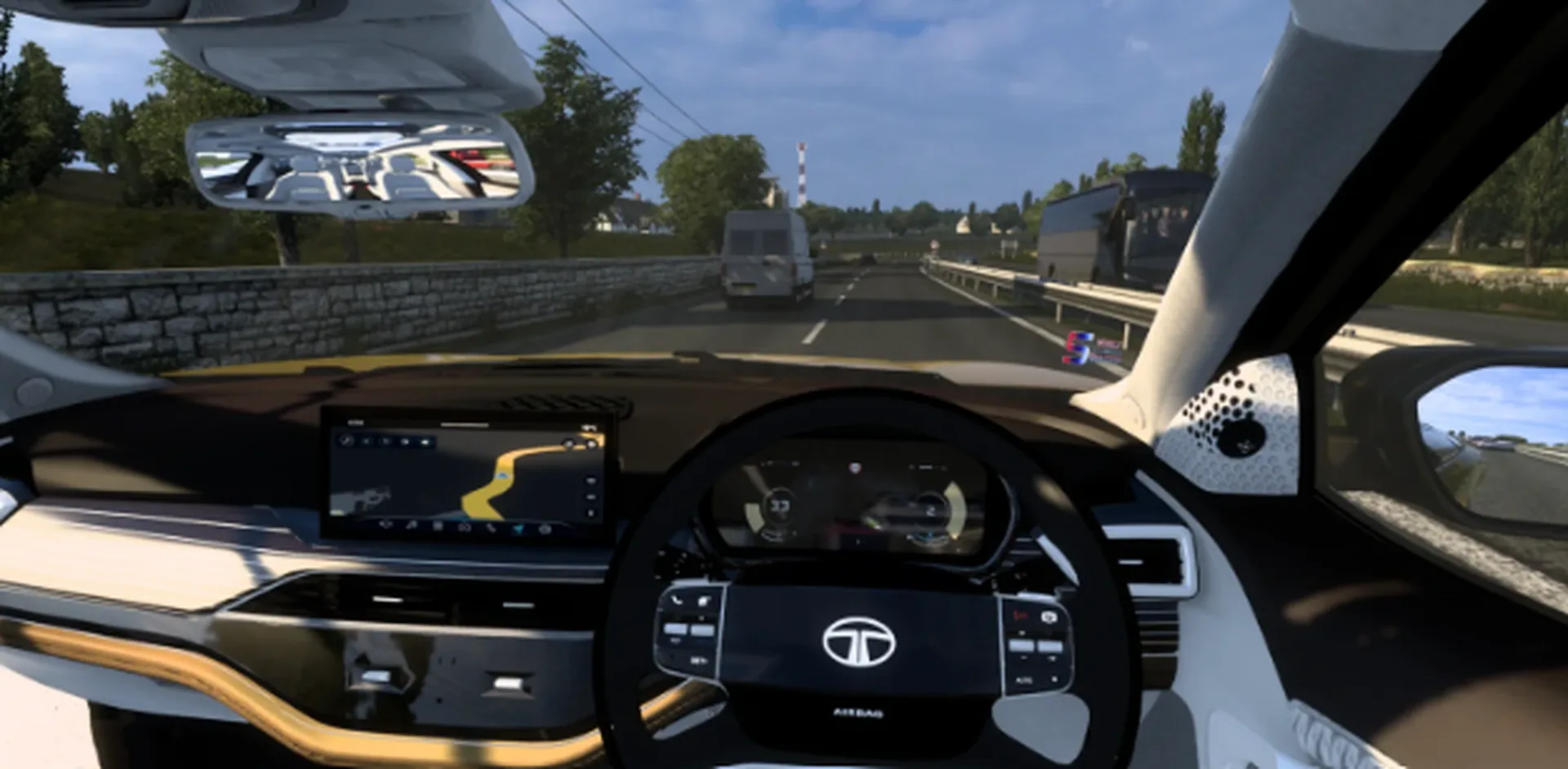 Tata Safari 2024 SUV Car Mod Ets2 By Simulation World screenshot 2