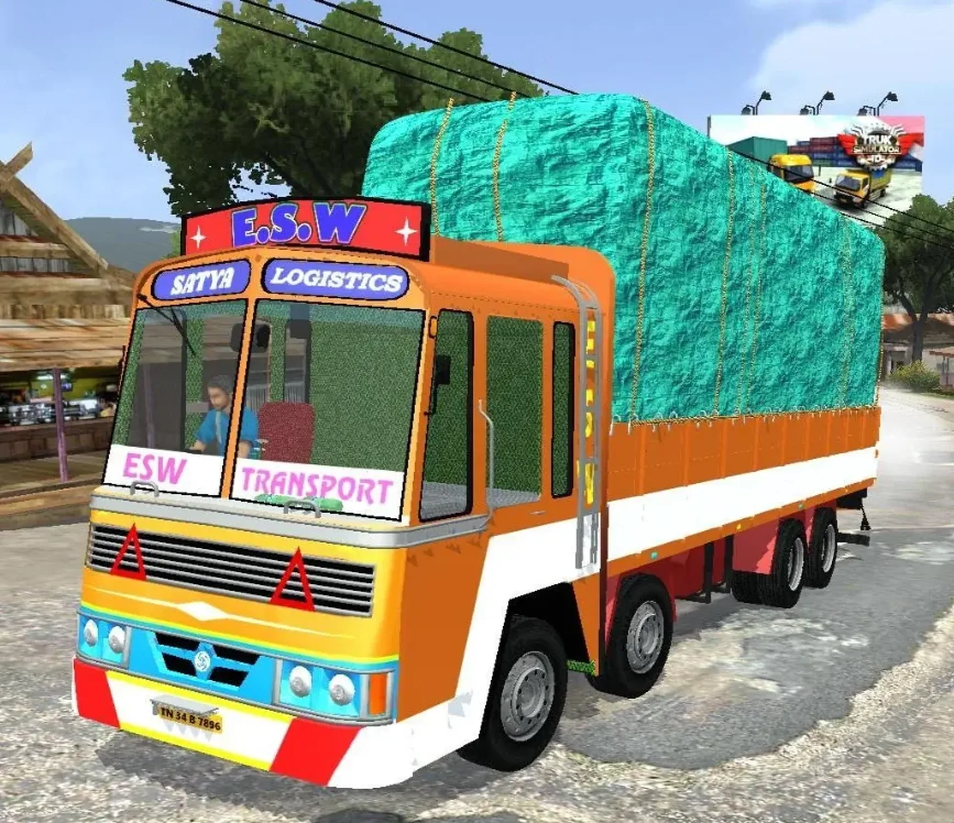 TN Lorry 3 In 1 Truck Pack Mod Bussid/Bussin By Simulation World screenshot 1