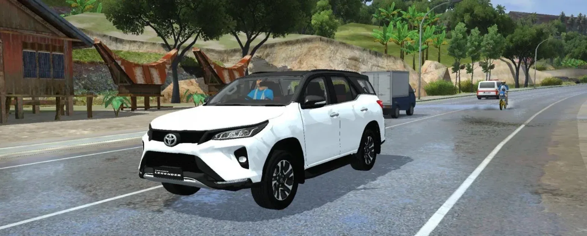 Toyota Fortuner Legender Mod Bussid/Bussin By Simulation World screenshot 1