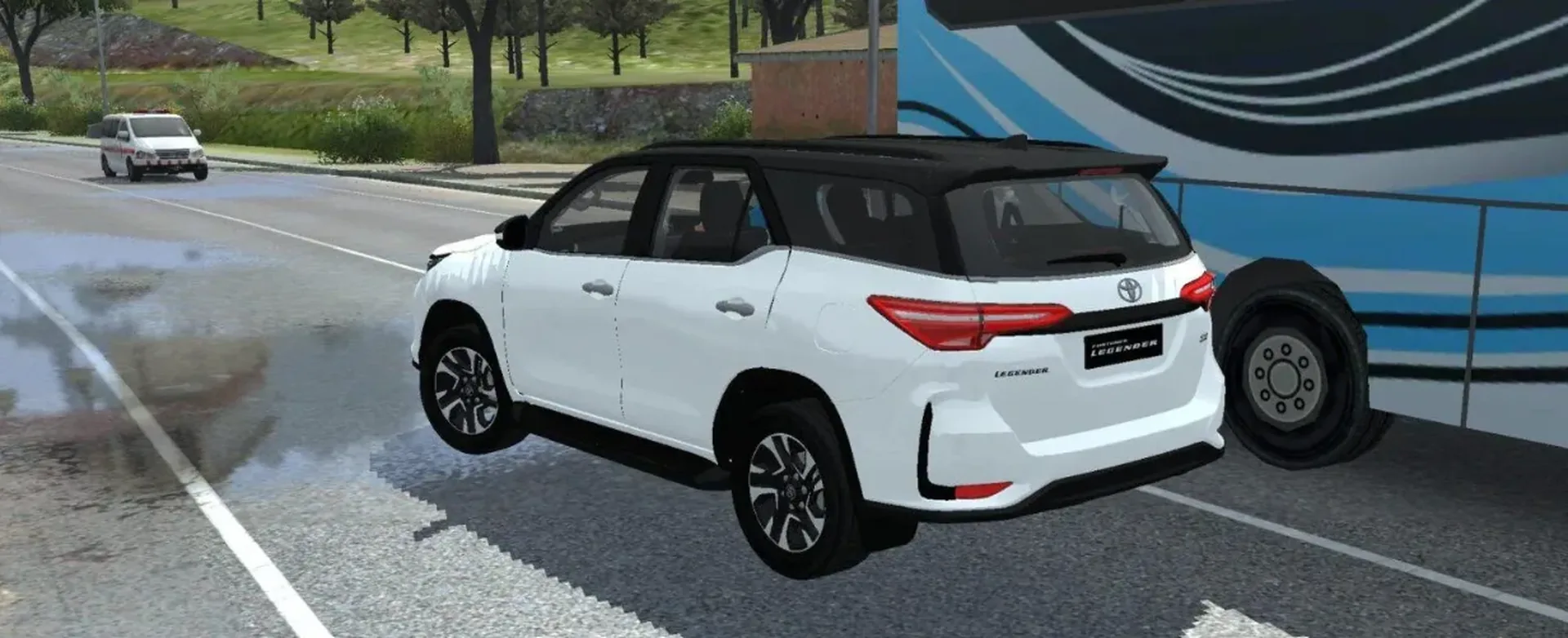 Toyota Fortuner Legender Mod Bussid/Bussin By Simulation World screenshot 3
