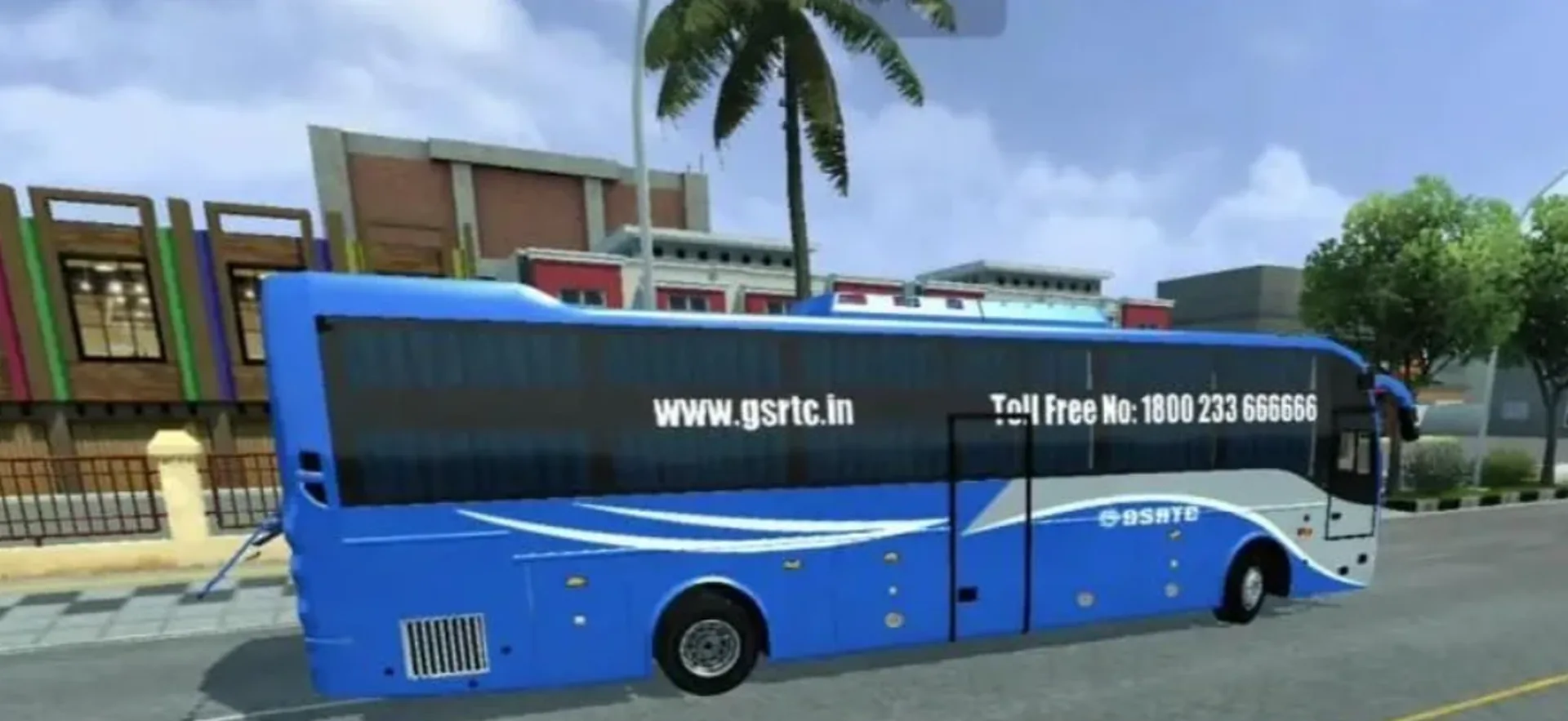 Volvo Celeste B8r (Bi-axle) Sleeper Bus Mod Bussid/Bussin By Simulation World screenshot 1