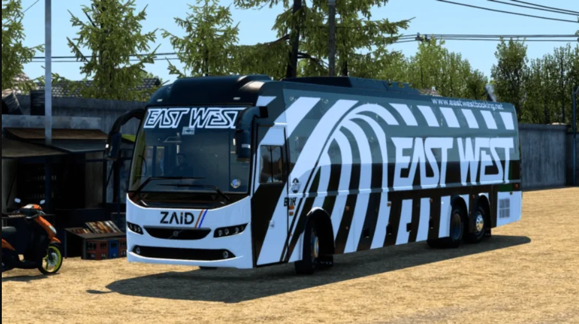 Volvo Sleeper Shell Bus Mod Pack Ets2 By Simulation World screenshot 3